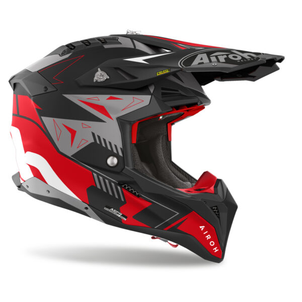Kask AIROH AVIATOR 3 SPIN RED MATT - obrazek 2