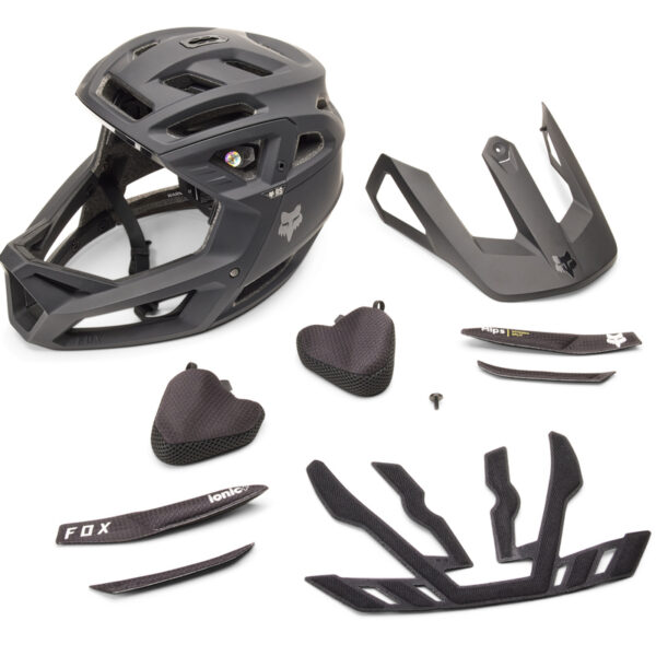 Kask rowerowy FOX PROFRAME RS MATTE BLACK - obrazek 5