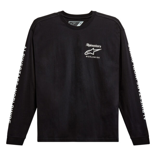 Koszulka z długim rękawem ALPINESTARS AUTHENTICATED BLACK
