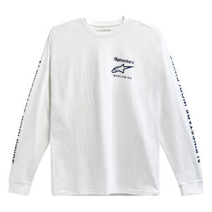 Koszulka z długim rękawem ALPINESTARS AUTHENTICATED WHITE