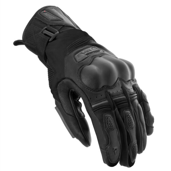 Rękawice skórzane REBELHORN RANGE BLACK - obrazek 2