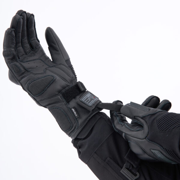 Rękawice skórzane REBELHORN RANGE BLACK - obrazek 8