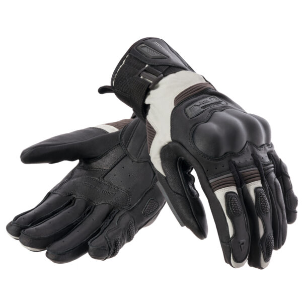 Rękawice skórzane REBELHORN RANGE BLACK/LIGHT GREY