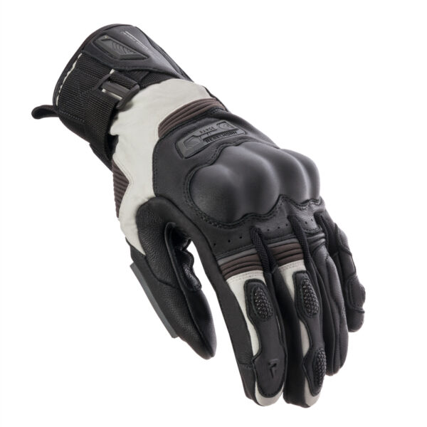 Rękawice skórzane REBELHORN RANGE BLACK/LIGHT GREY - obrazek 2