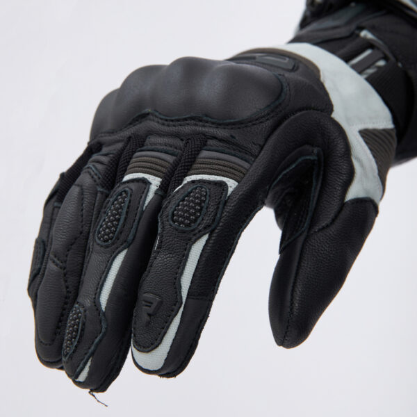 Rękawice skórzane REBELHORN RANGE BLACK/LIGHT GREY - obrazek 5