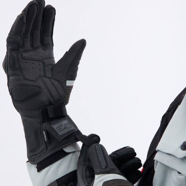 Rękawice skórzane REBELHORN RANGE BLACK/LIGHT GREY - obrazek 8