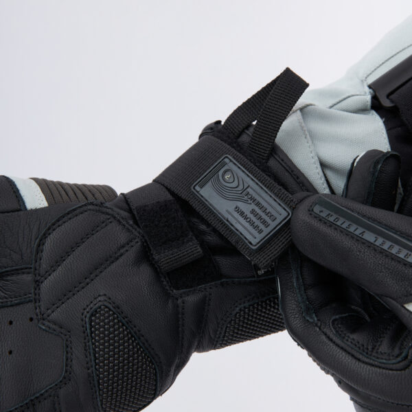 Rękawice skórzane REBELHORN RANGE BLACK/LIGHT GREY - obrazek 9
