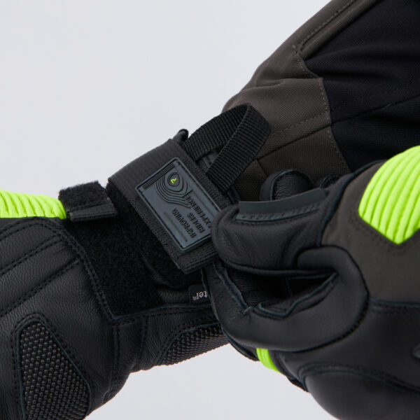 Rękawice skórzane REBELHORN RANGE BLACK/ANTHRACITE/FLUO YELLOW - obrazek 9