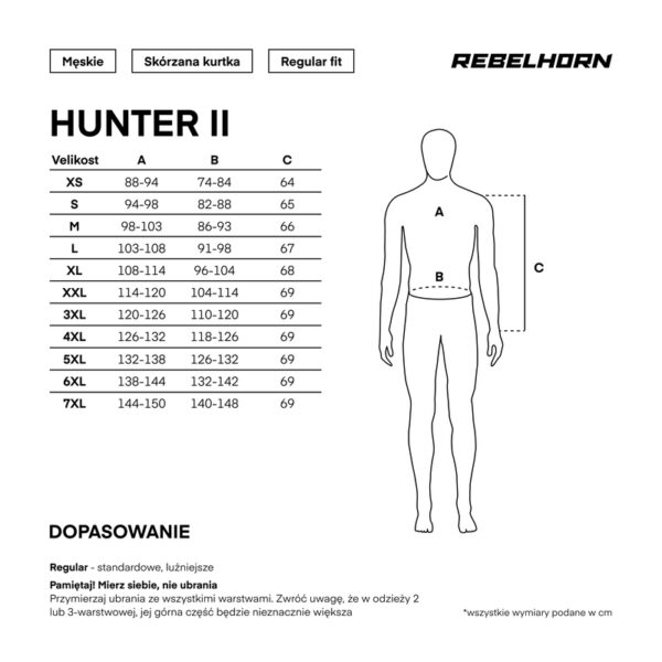 Kurtka skórzana REBELHORN HUNTER II BLACK - obrazek 16