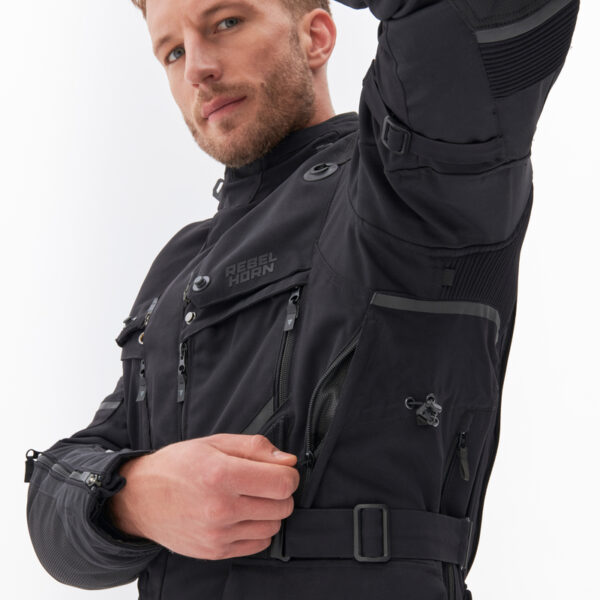 Kurtka tekstylna REBELHORN RANGE BLACK - obrazek 8
