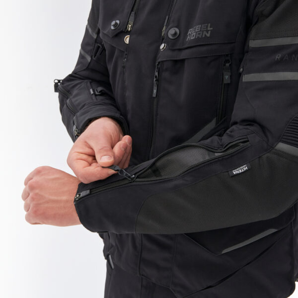Kurtka tekstylna REBELHORN RANGE BLACK - obrazek 9