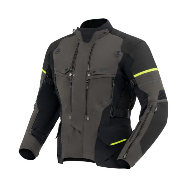 Kurtka tekstylna REBELHORN RANGE ANTHRACITE/BLACK/FLUO YELLOW