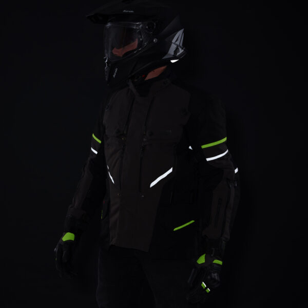 Kurtka tekstylna REBELHORN RANGE ANTHRACITE/BLACK/FLUO YELLOW - obrazek 12