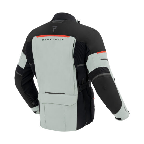 Kurtka tekstylna REBELHORN RANGE GREY/BLACK/RED - obrazek 2