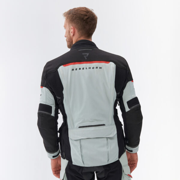 Kurtka tekstylna REBELHORN RANGE GREY/BLACK/RED - obrazek 5
