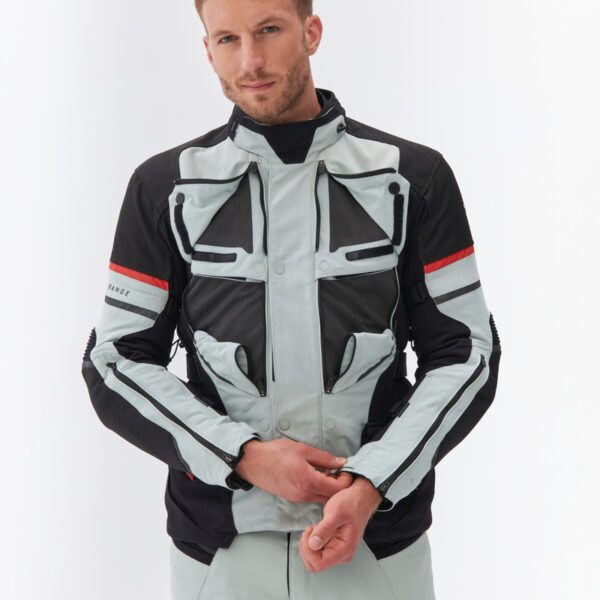 Kurtka tekstylna REBELHORN RANGE GREY/BLACK/RED - obrazek 7