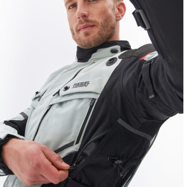 Kurtka tekstylna REBELHORN RANGE GREY/BLACK/RED - obrazek 8