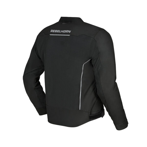 Kurtka tekstylna REBELHORN WAVE BLACK - obrazek 2