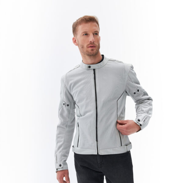 Kurtka tekstylna REBELHORN WAVE GREY - obrazek 4