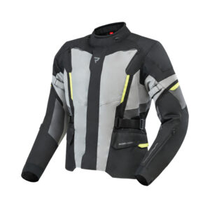 Kurtka tekstylna REBELHORN SCOUT BLACK/GREY/FLUO YELLOW