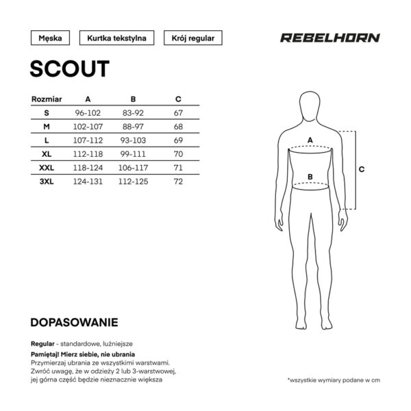 Kurtka tekstylna REBELHORN SCOUT BLACK/GREY/FLUO YELLOW - obrazek 15