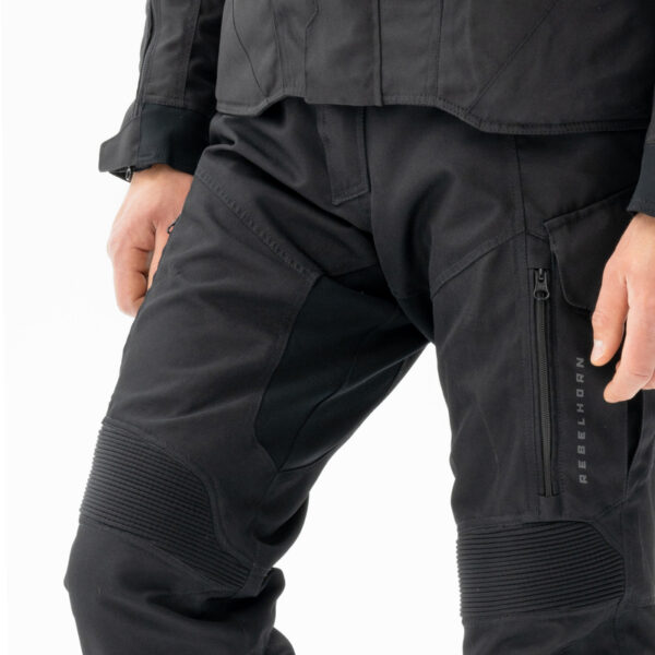 Spodnie tekstylne REBELHORN SCOUT BLACK - obrazek 6