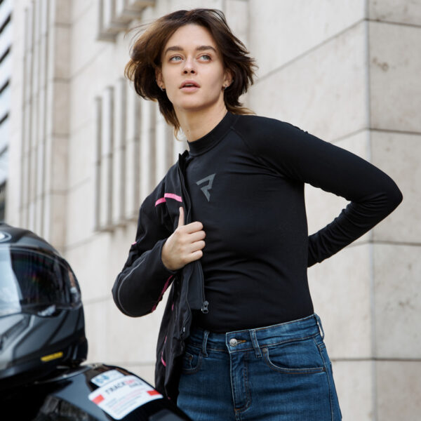 Koszulka termoaktywna z długim rękawem REBELHORN FREEZE II LADY BLACK - obrazek 11
