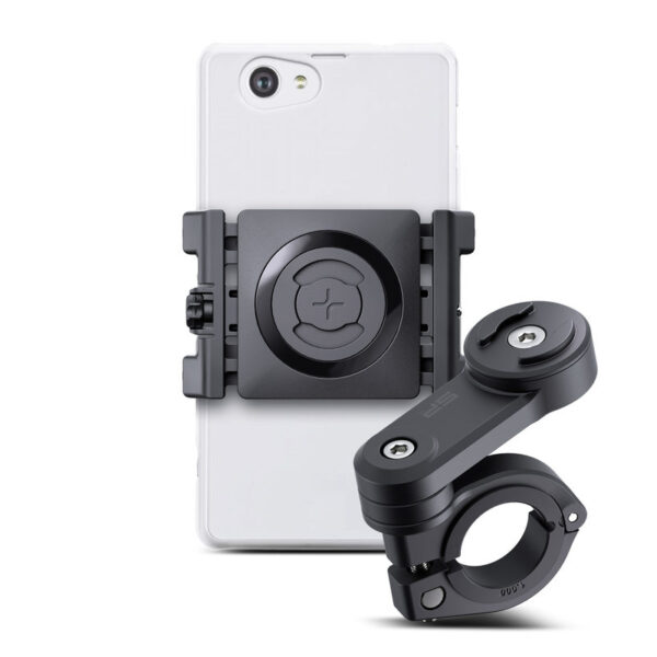 Zestaw na kierownicę motocykla uniwersalny z zaciskiem sp connect lt universal clamp spc+ black