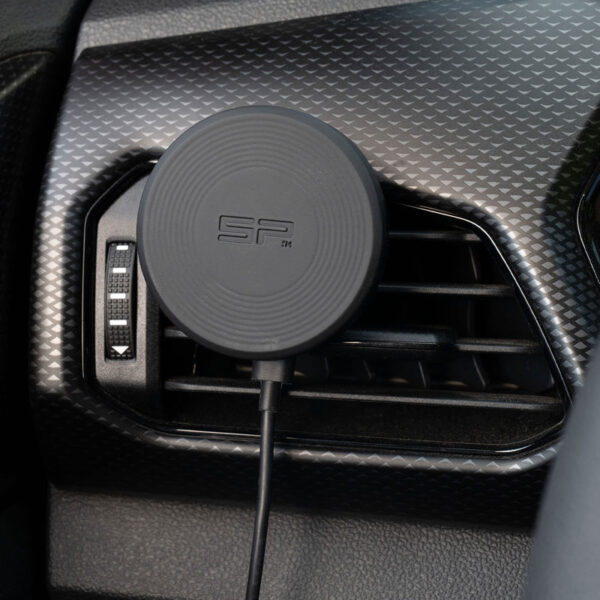 Uchwyt samochodowy na telefon z ładowarką sp connect charging vent mount spc+ black - obrazek 2