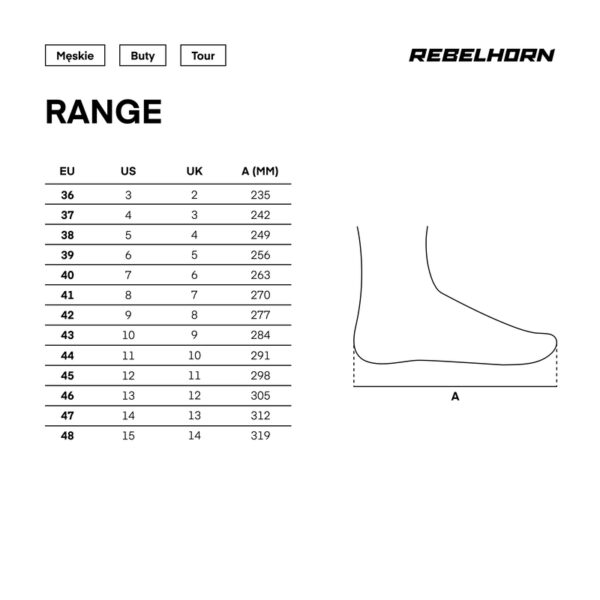 Buty REBELHORN RANGE BLACK - obrazek 13