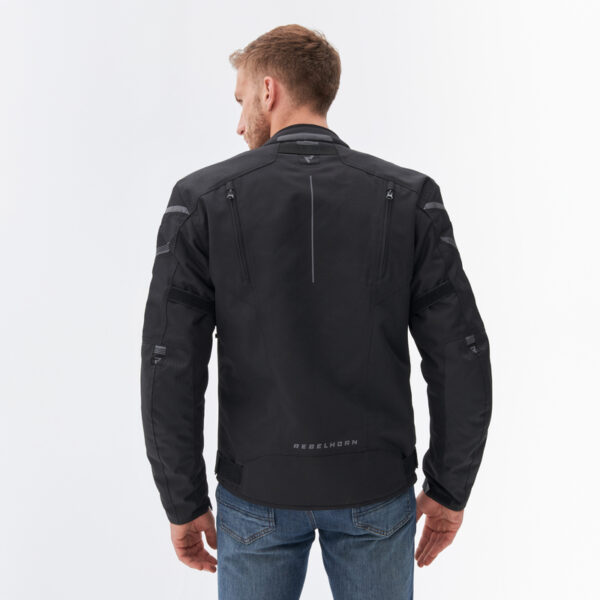 Kurtka tekstylna REBELHORN SPARK BLACK - obrazek 5