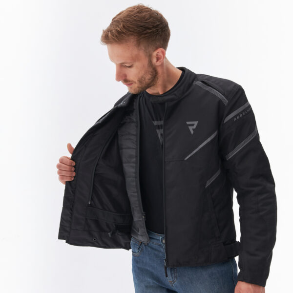 Kurtka tekstylna REBELHORN SPARK BLACK - obrazek 6