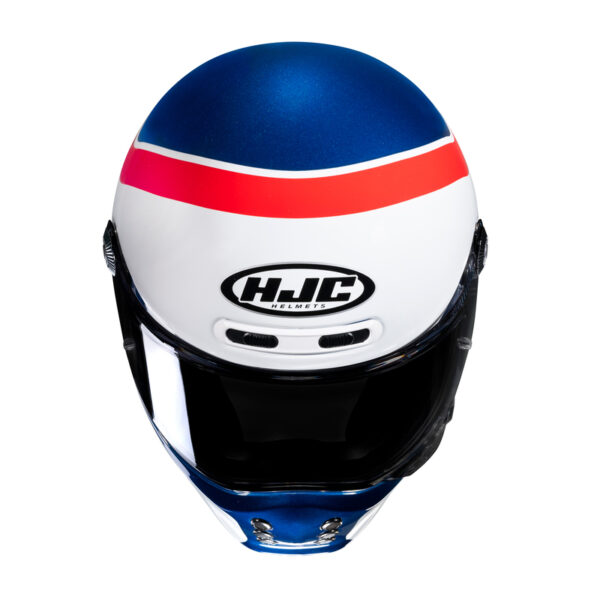 Kask HJC V10 GRAPE BLUE/RED - obrazek 4