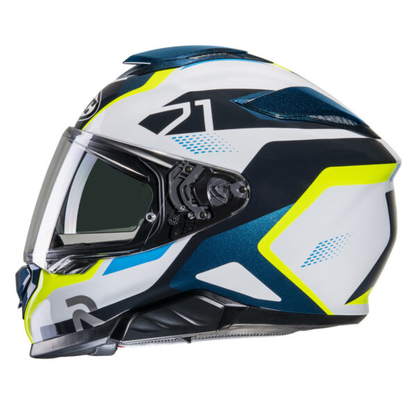 Kask HJC RPHA71 HAPEL BLUE/YELLOW - obrazek 4