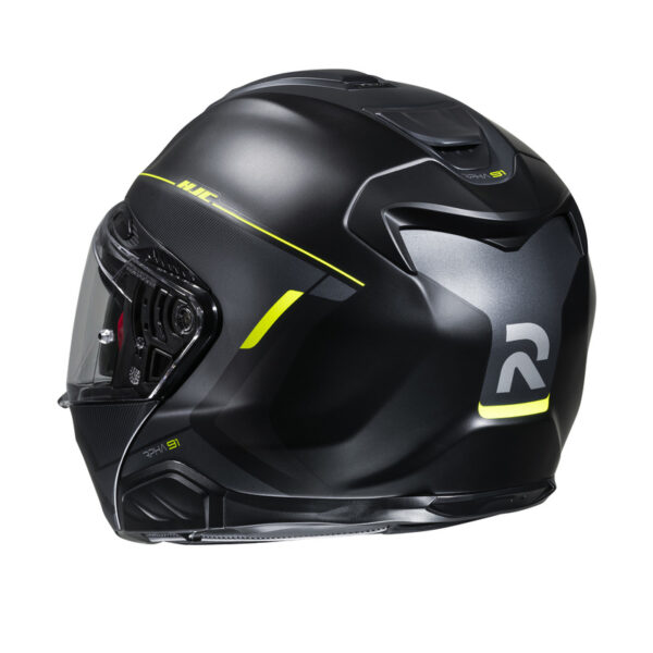 Kask HJC RPHA91 COMBUST BLACK/YELLOW - obrazek 3