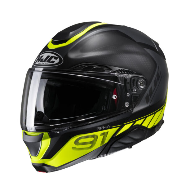 Kask HJC RPHA91 RAFINO BLACK/YELLOW