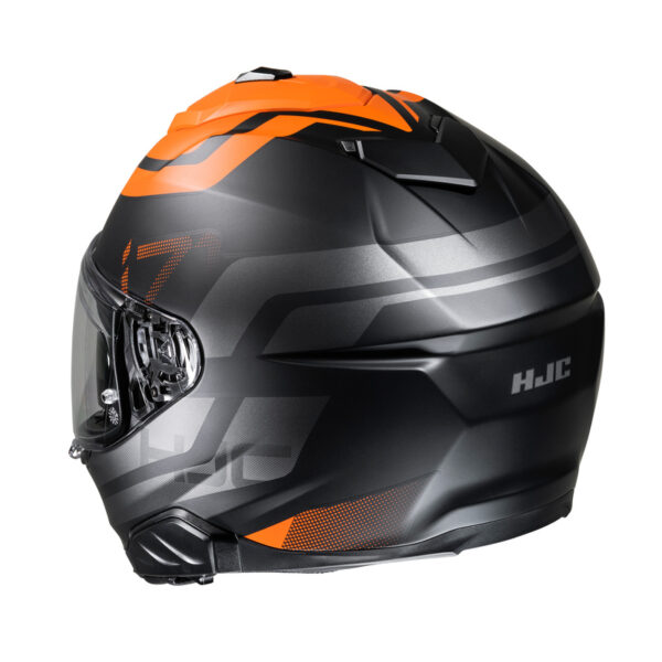 Kask HJC I71 ENTA BLACK/ORANGE - obrazek 2