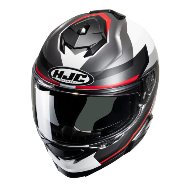 Kask HJC I71 NIOR GREY/RED - obrazek 2