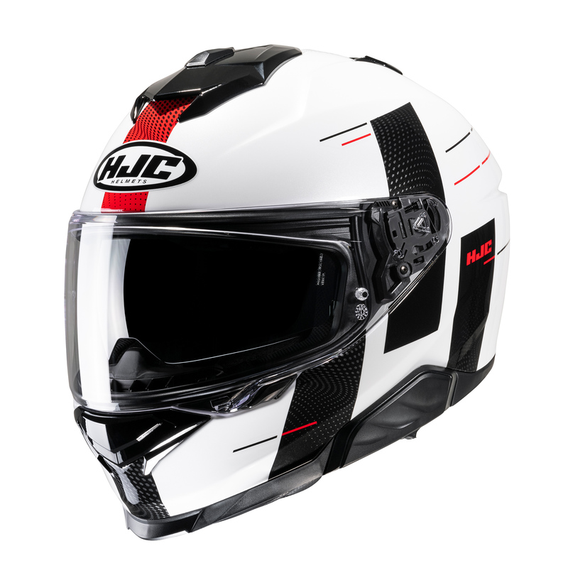 Kask HJC I71 PEKA WHITE/BLACK/RED