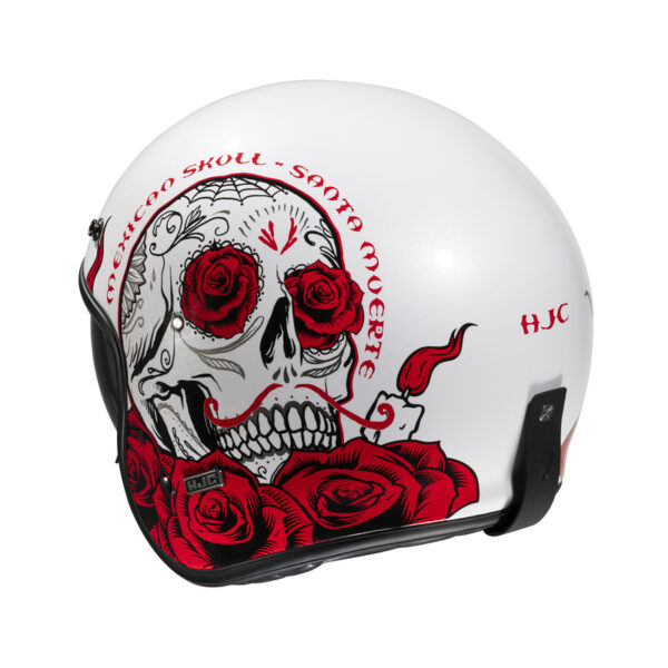 Kask HJC V31 DESTO WHITE/RED - obrazek 3