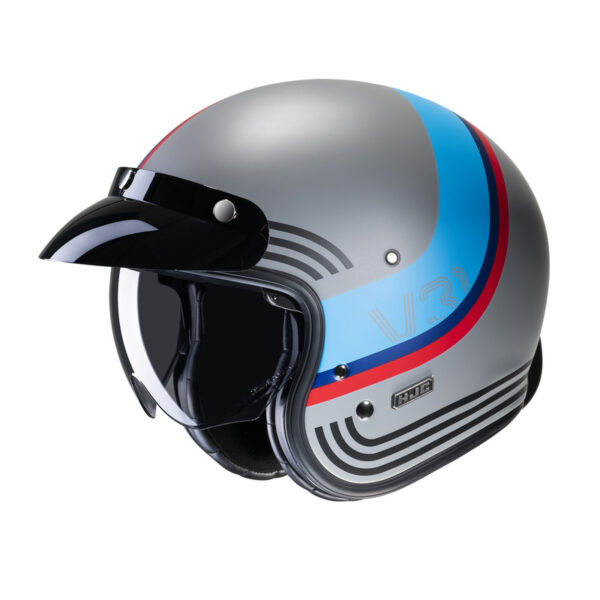 Kask HJC V31 BYRON GREY/BLUE - obrazek 3