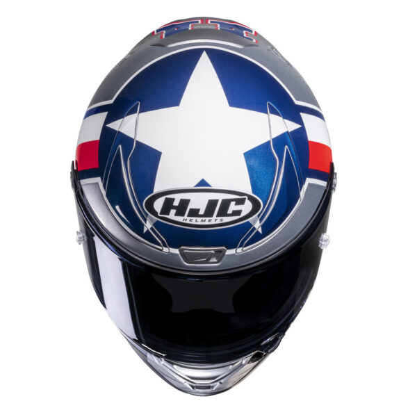 Kask HJC RPHA1 BEN SPIES SILVERSTAR SILVER - obrazek 2