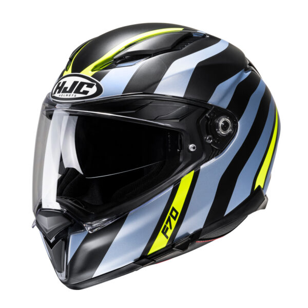Kask HJC F70 GALLA BLUE/YELLOW