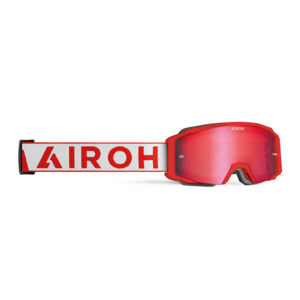 Gogle AIROH BLAST XR1 RED MATT - SZYBA BLUE MIRRORED (1 SZYBA W ZESTAWIE) - obrazek 4