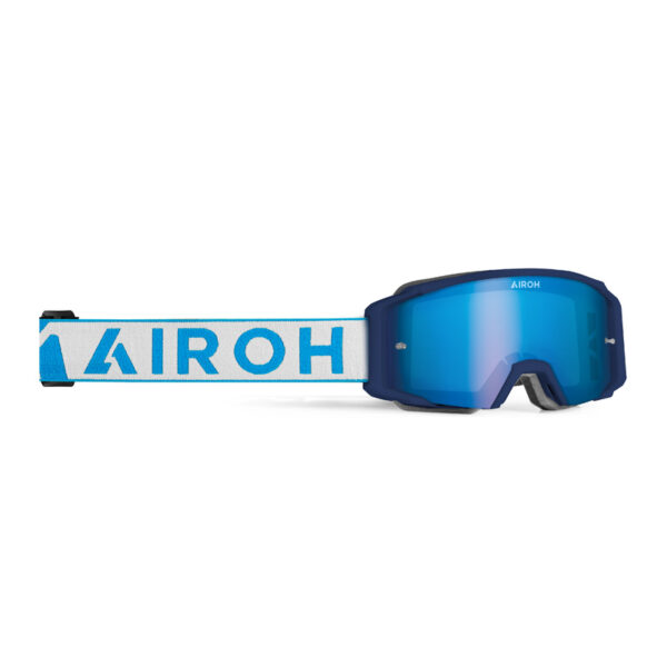 Gogle AIROH BLAST XR1 BLUE MATT - SZYBA BLUE MIRRORED (1 SZYBA W ZESTAWIE)  - obrazek 3