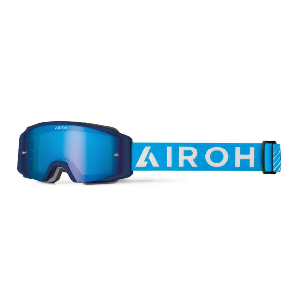 Gogle AIROH BLAST XR1 BLUE MATT - SZYBA BLUE MIRRORED (1 SZYBA W ZESTAWIE)  - obrazek 5