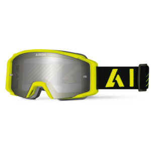 Gogle AIROH BLAST XR1 YELLOW MATT - SZYBA SILVER MIRRORED (1 SZYBA W ZESTAWIE)