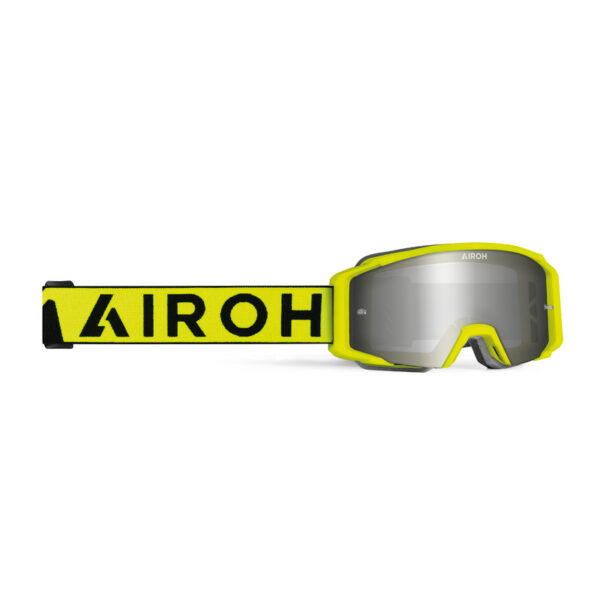 Gogle AIROH BLAST XR1 YELLOW MATT - SZYBA SILVER MIRRORED (1 SZYBA W ZESTAWIE) - obrazek 4