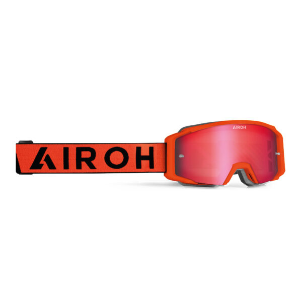 Gogle AIROH BLAST XR1 ORANGE MATT - SZYBA RED MIRRORED (1 SZYBA W ZESTAWIE) - obrazek 3
