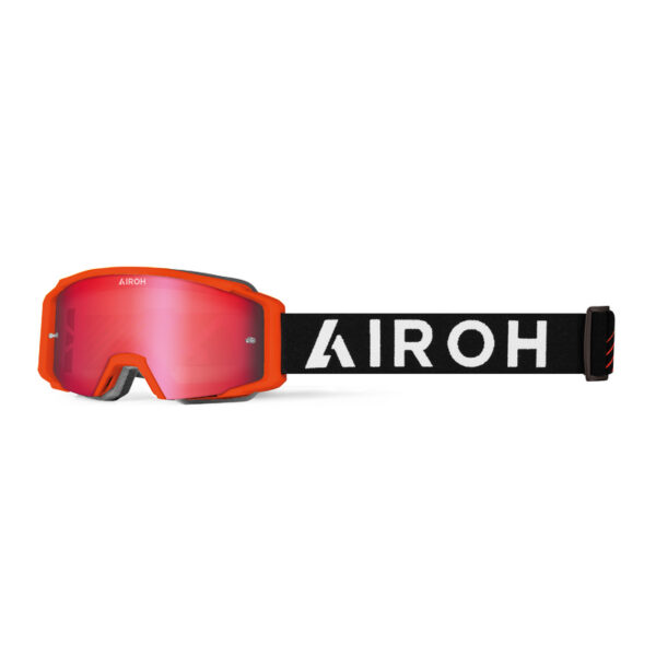Gogle AIROH BLAST XR1 ORANGE MATT - SZYBA RED MIRRORED (1 SZYBA W ZESTAWIE) - obrazek 5